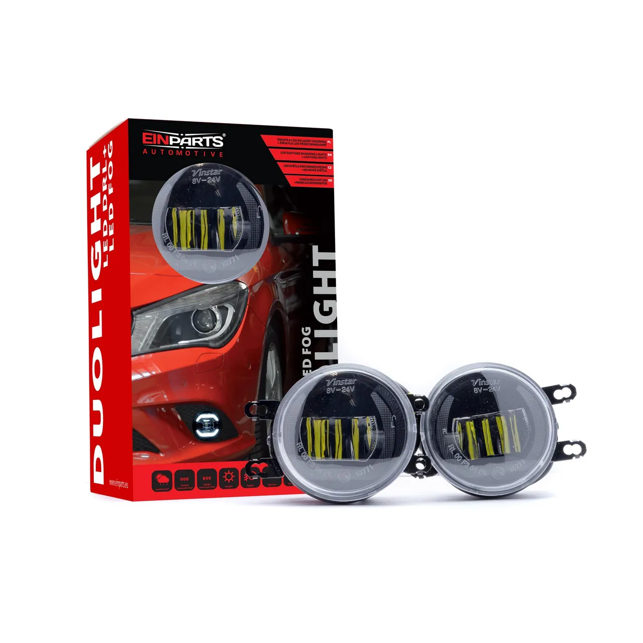 EINPARTS LED Denné Svietenie s Hmlovkami - DUOLIGHT DL04