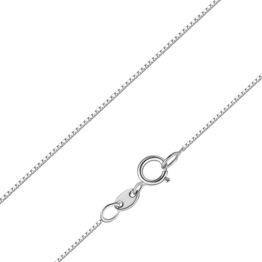 Šperky Eshop - 9K zlatá retiazka dámska z bieleho zlata, Venezia, 0,6 mm, 400 mm S5GG277.05