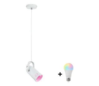 Paulmann 79767 - LED RGBW 1xE27/9W Závesný luster na lanku LAVEA 230V biela W4786+AI0819