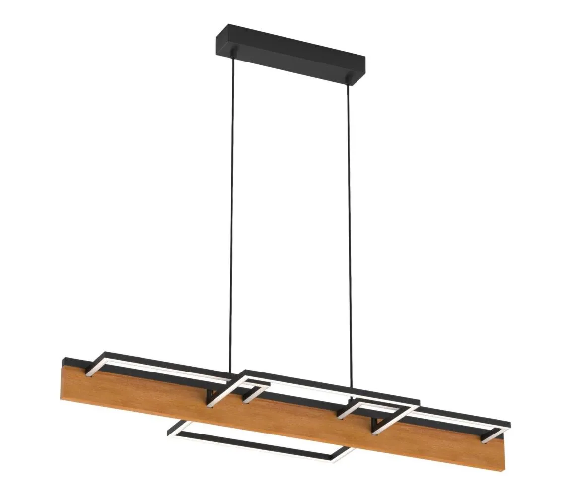 LED závesné svietidlo na lanku LARYSA LED/35W/230V borovica 334336