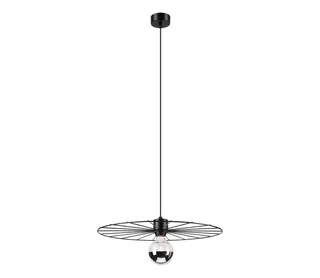 Luster na lanku MONTANA 1xE27/15W/230V pr. 45 cm čierna LM-1.265/450