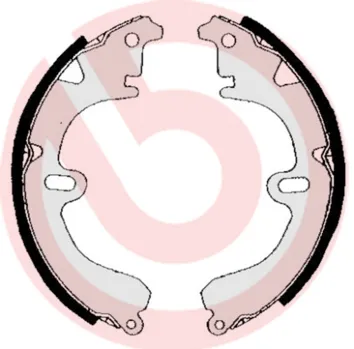 BREMBO Sada brzdových čeľustí S83506