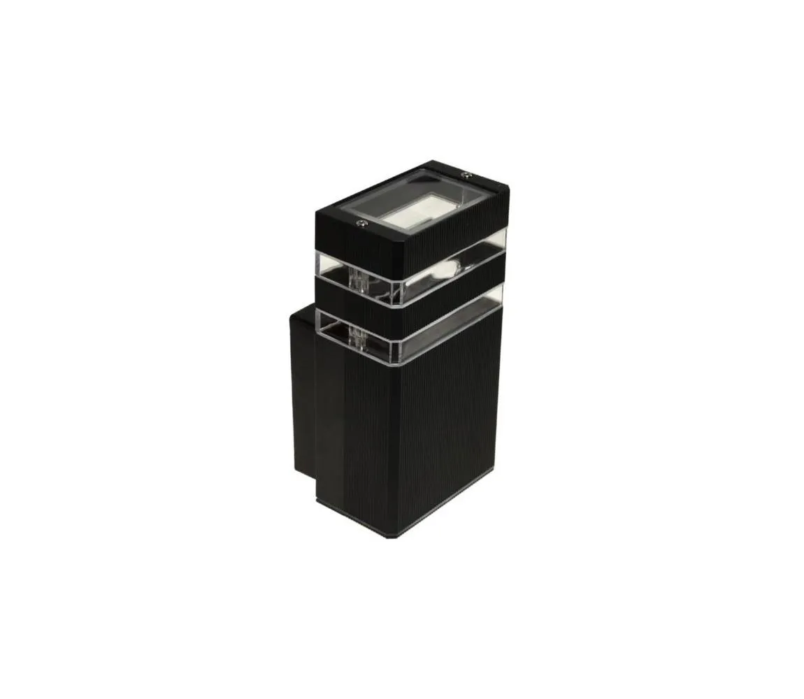 Vonkajšie nástenné svietidlo SANTA 1xGU10/30W/230V IP54 čierna SKU013651