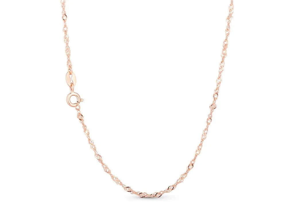 Olivie ROSE TWISTED 45+5cm strieborná retiazka 4630