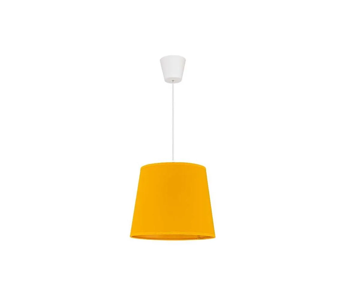 - Luster na lanku SOLO 1xE27/40W/230V pr. 24 cm žltá 8532
