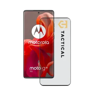 Ochranné sklo Tactical Glass Shield 5D Motorola Moto G85 5G, celotvárové - čierne