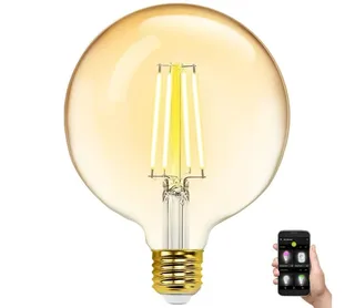 B.V. LED Stmievateľná žiarovka FILAMENT G125 E27/6W/230V 2700-6500K Wi-Fi -  S10201YIC