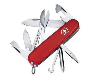 Victorinox - Multifunkčný vreckový nôž 9,1 cm/14 funkcií červená 1.4703