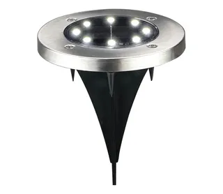 LED Solárne svietidlo SOLLY LED/1,2V 6500K pr. 11,5 cm 300 mAh IP44 chróm 330246